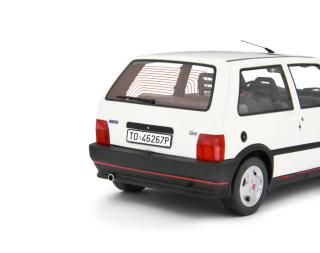 Fiat Uno Turbo i.e. 1.4 1990 BIANCO Laudoracing 1:18 Resinemodell (Türen, Motorhaube... nicht zu öffnen!)